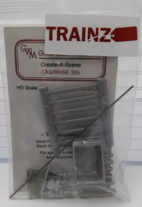 Great West Models 305 HO Scale Create-A-Scene Asorted Warehouse Details