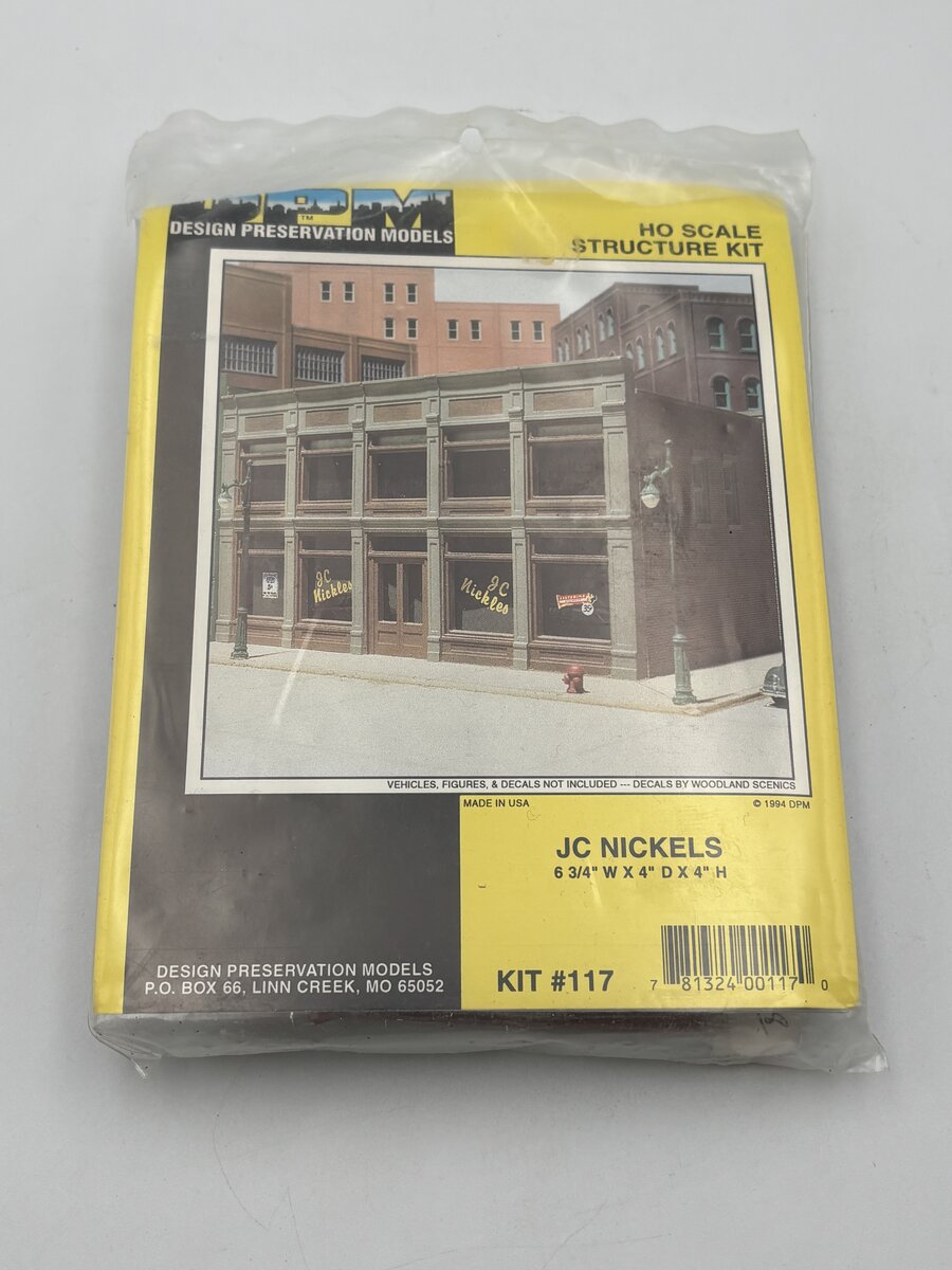 DPM 11700 HO Scale J.C. Nickels Department Building Kit