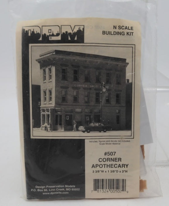 DPM 50700 N Scale Corner Apothecary Building Kit