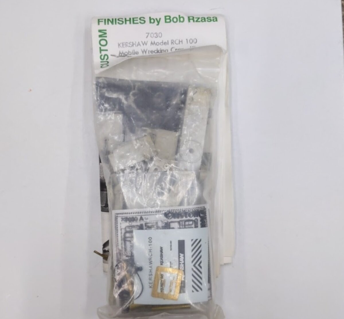 Custom Finishing 7030 Dershaw Mobile Wrecking Crane Building Kit