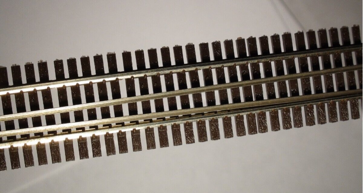 Micro Engineering 11-112 N Code 55 36" Non-Weathered Bridge Flex-Track