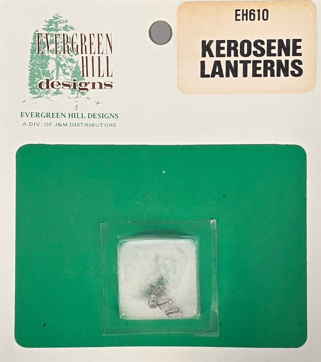 Evergreen Hill 610 HO Kerosene Lanterns (Pack of 5)