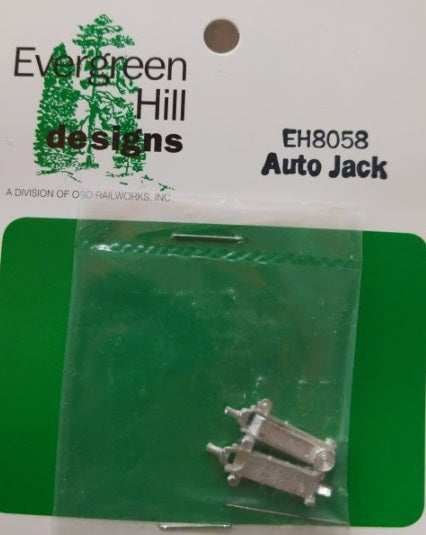 Evergreen Hill EH8058 O White Metal Auto Jack (Pack of 2)
