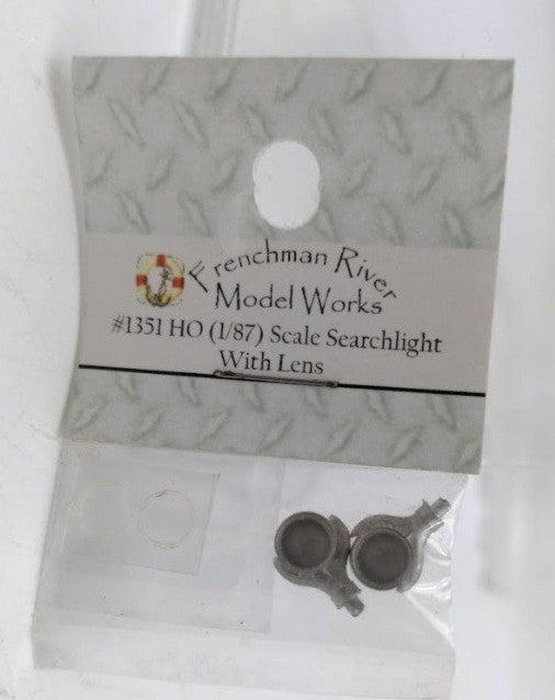 Frenchman River Modelworks 1351 HO Scale Searchlight with Lens Kit (Pack of 2)