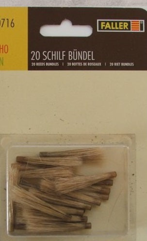 Faller 170716 HO /TT / N Scale Model Rail Reeds (Pack of 20)