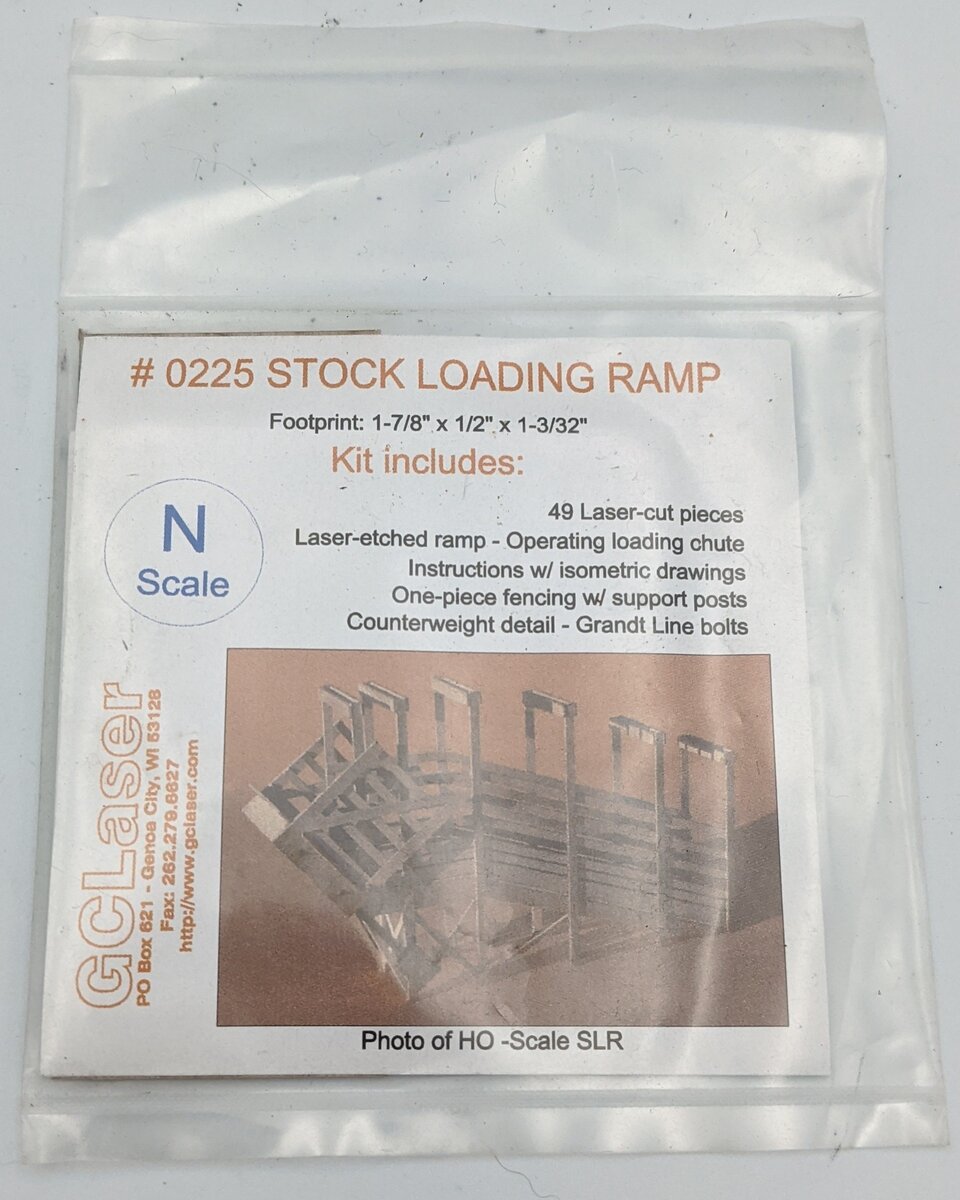 GCLaser 225 Stock Loading Ramp (Laser-Cut Wood Kit)