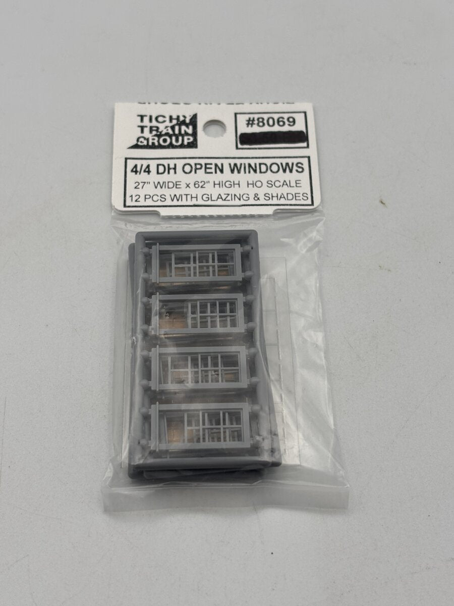 Tichy 8069 HO 27" x 62" 4/4 w/Open Lower Sashes Double Hung Window (Pack of 12)