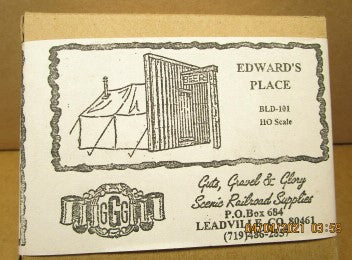 Guts, Gravel & Glory RR Supply 101 HO Scale Edwards Place Building Kit