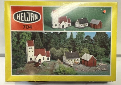 Heljan 704 N Scale Gothic Church Building Kit
