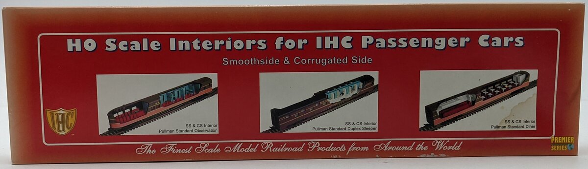 IHC 20153 HO Observation Car Interior for Both Smooth and Corrugated Sides