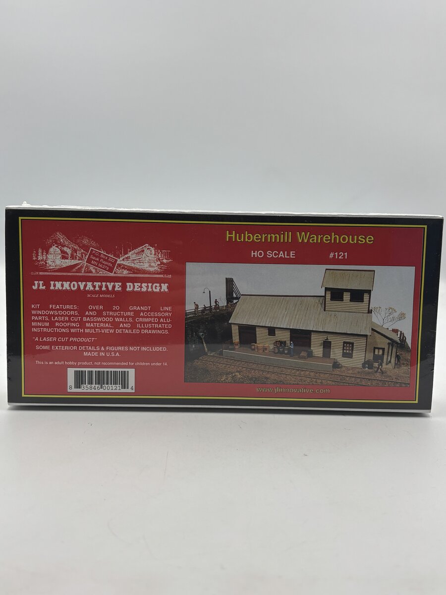 JL Innovative Design 121 HO Hubermill Warehouse Kit