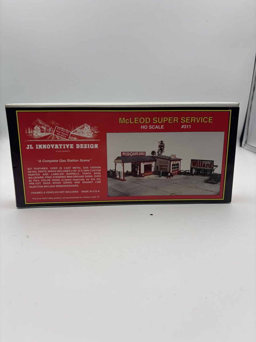 JL Innovative Design 311 HO Mcleod Super Service Building Kit