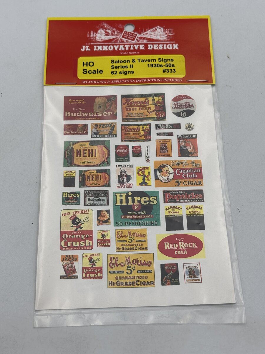 JL Innovative Design 333 HO Tavern Signs 1930-1950 #2 (62)