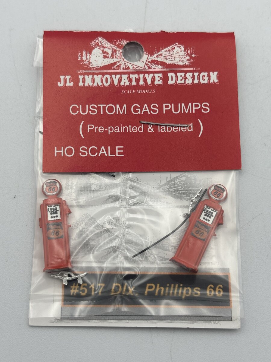 JL Innovative Design 517 HO Deluxe Custom Gas Pumps (Pack of 2)