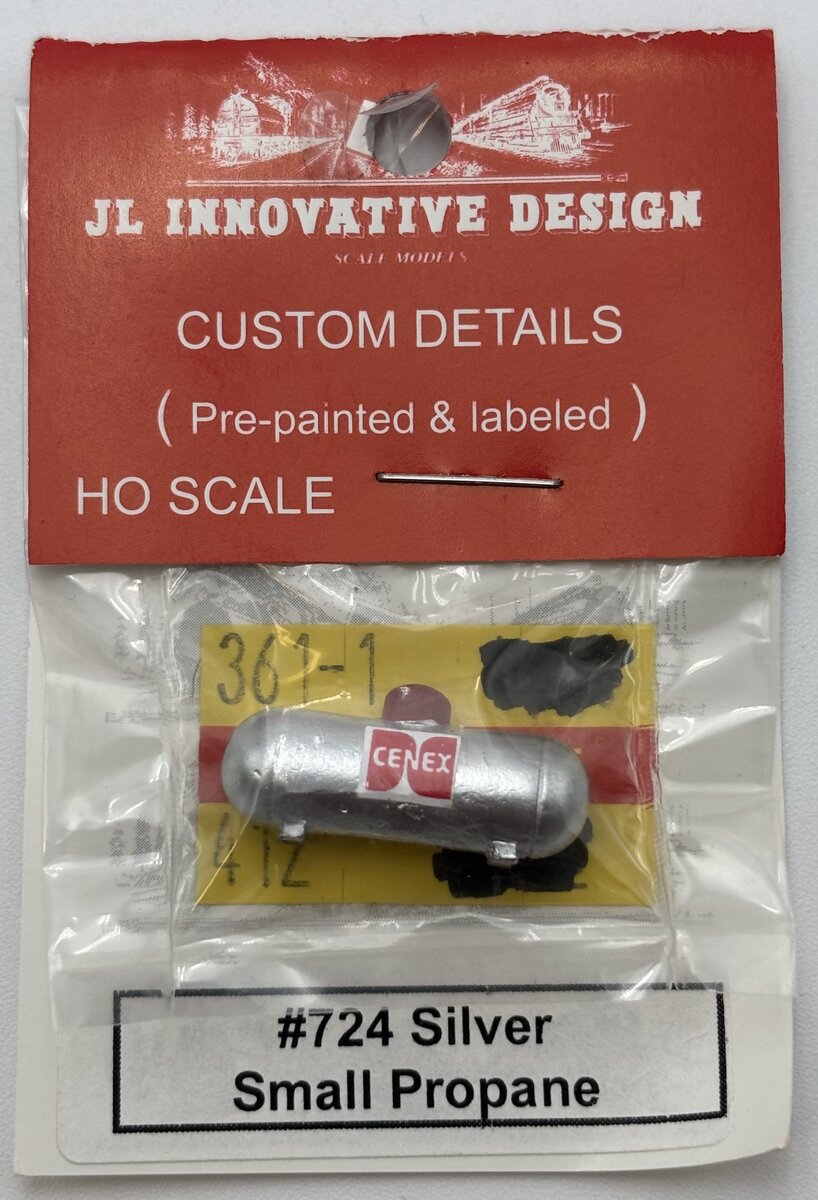 JL Innovative Design 724 HO Custom Small Propane Tank Silver Assorted