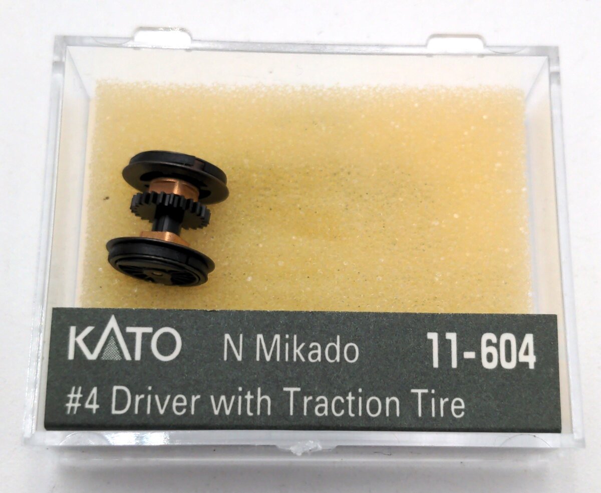 Kato 11-604 N Scale Driver W/Traction Tire Mikado