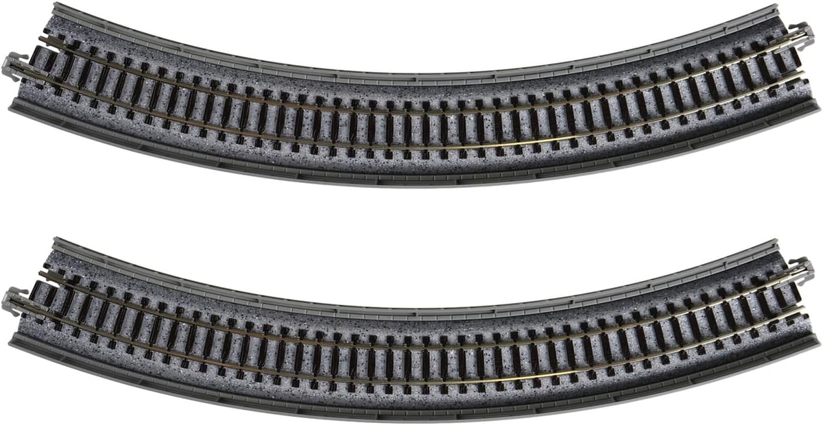 Kato 20-510 N 11" Radius 45° Single Curved Viaduct Track (Pack of 2)
