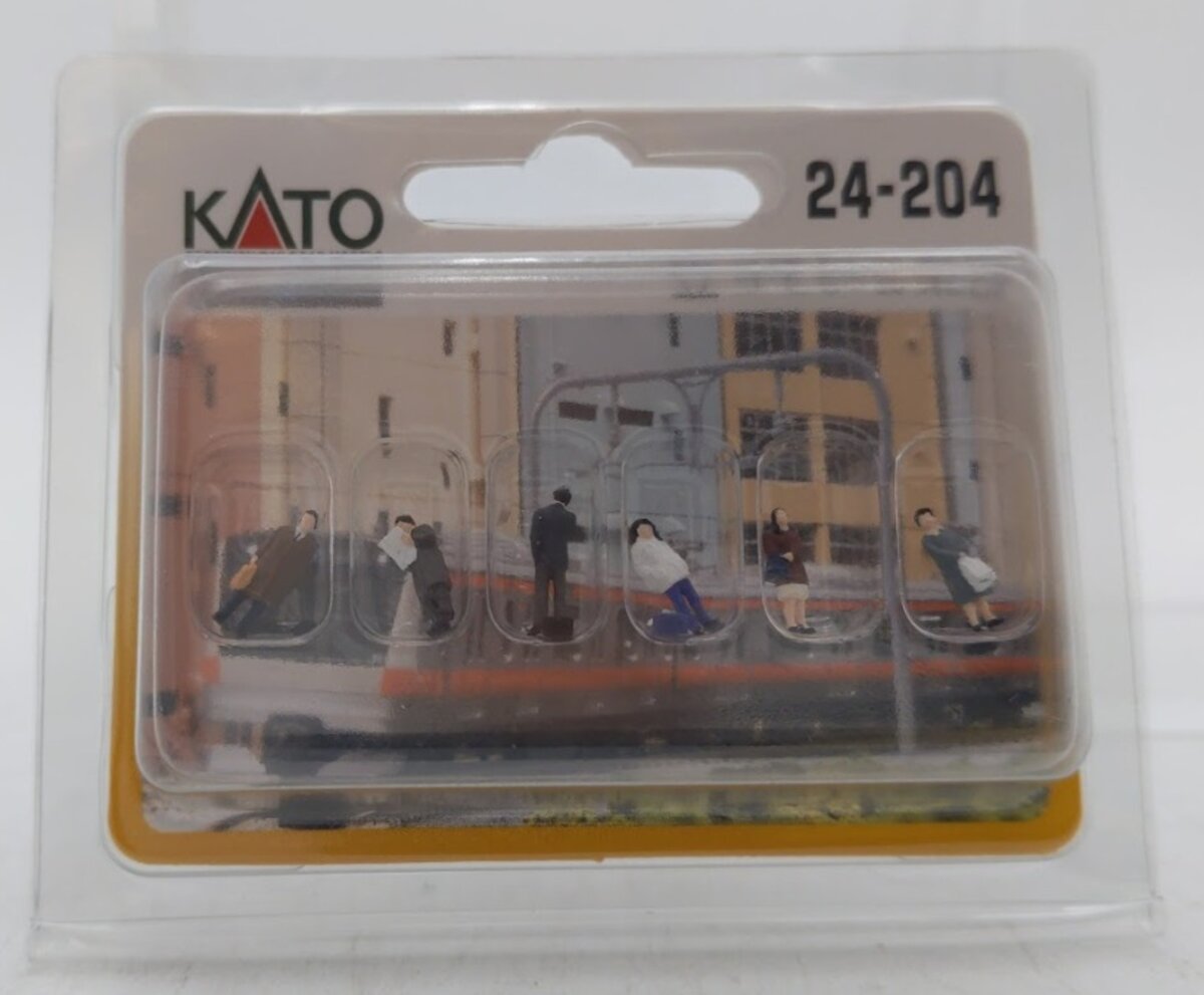 Kato 24-204 N ScaleJapanese Standing Passengers Figures (Set of 6)