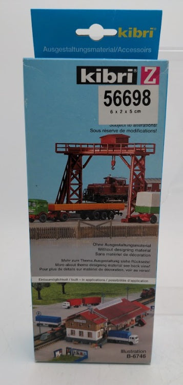 Kibri 56698 Z Scale Over Track Gantry Crane Plastic Model Kit