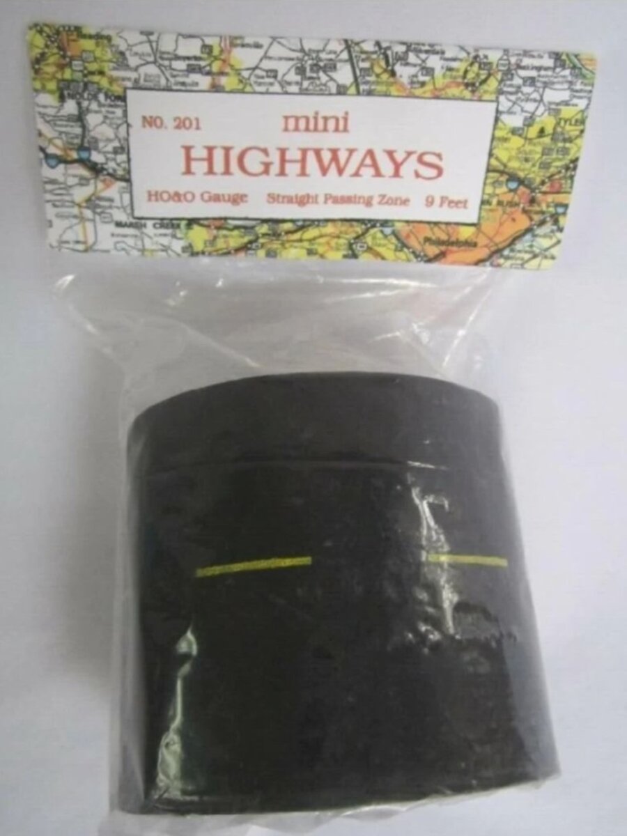 Mini Highways 201 HO/O Roadway Straight Passing Zone 9 Feet
