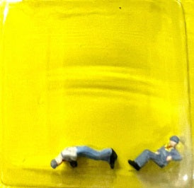 LaBelle 0430-0430-7501 N Scale Steam-Era Engineer & Fireman Painted (Set of 2)