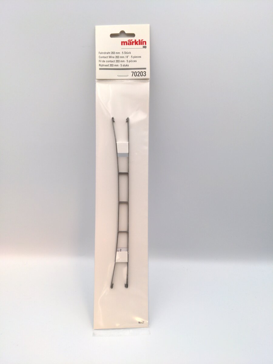 Marklin 70203 HO Catenary Wire Length: 8" (For C Track)