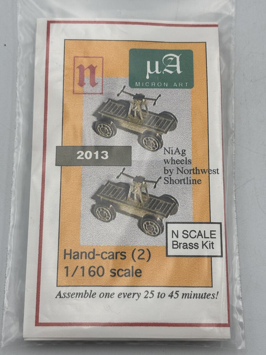 Micron Art 2013 N Crew Type Handcar Brass Kit