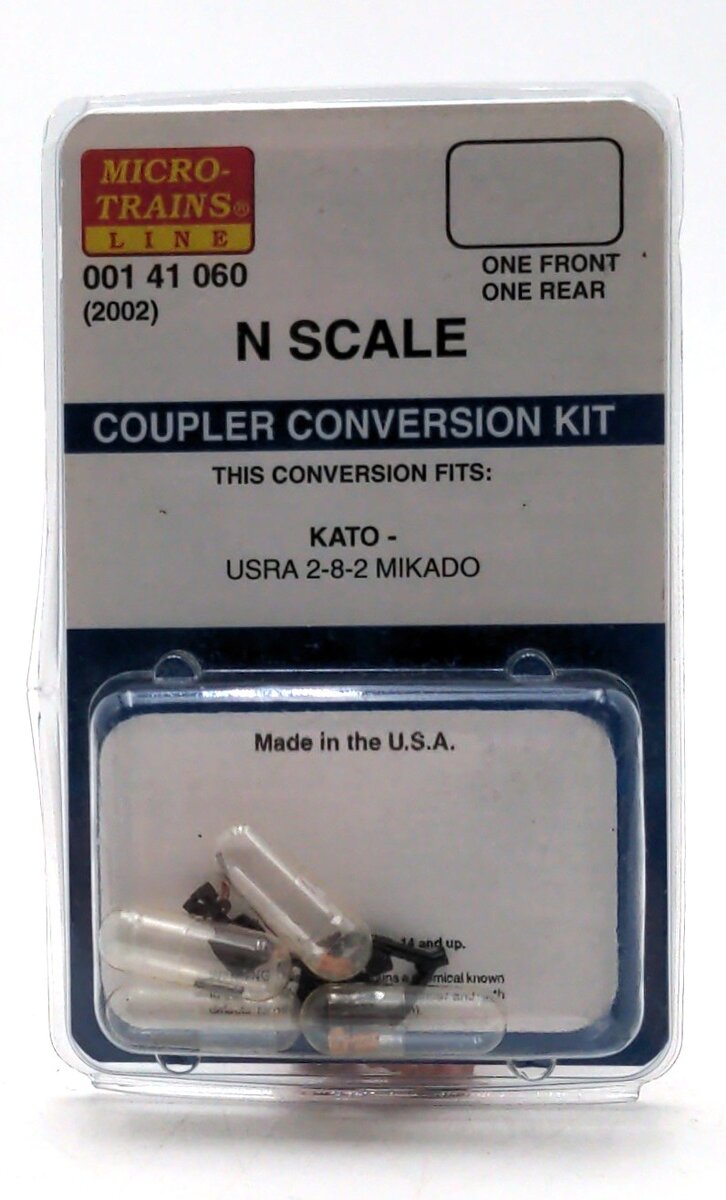 Micro-Trains 00141060 N Kato USRA2-8-2 MikadoLocomotive Coupler Conversion Kit