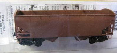 Micro-Trains 08700000 N Undecorated 33' Twin Bay Offside Side Hopper w/Arch Ends