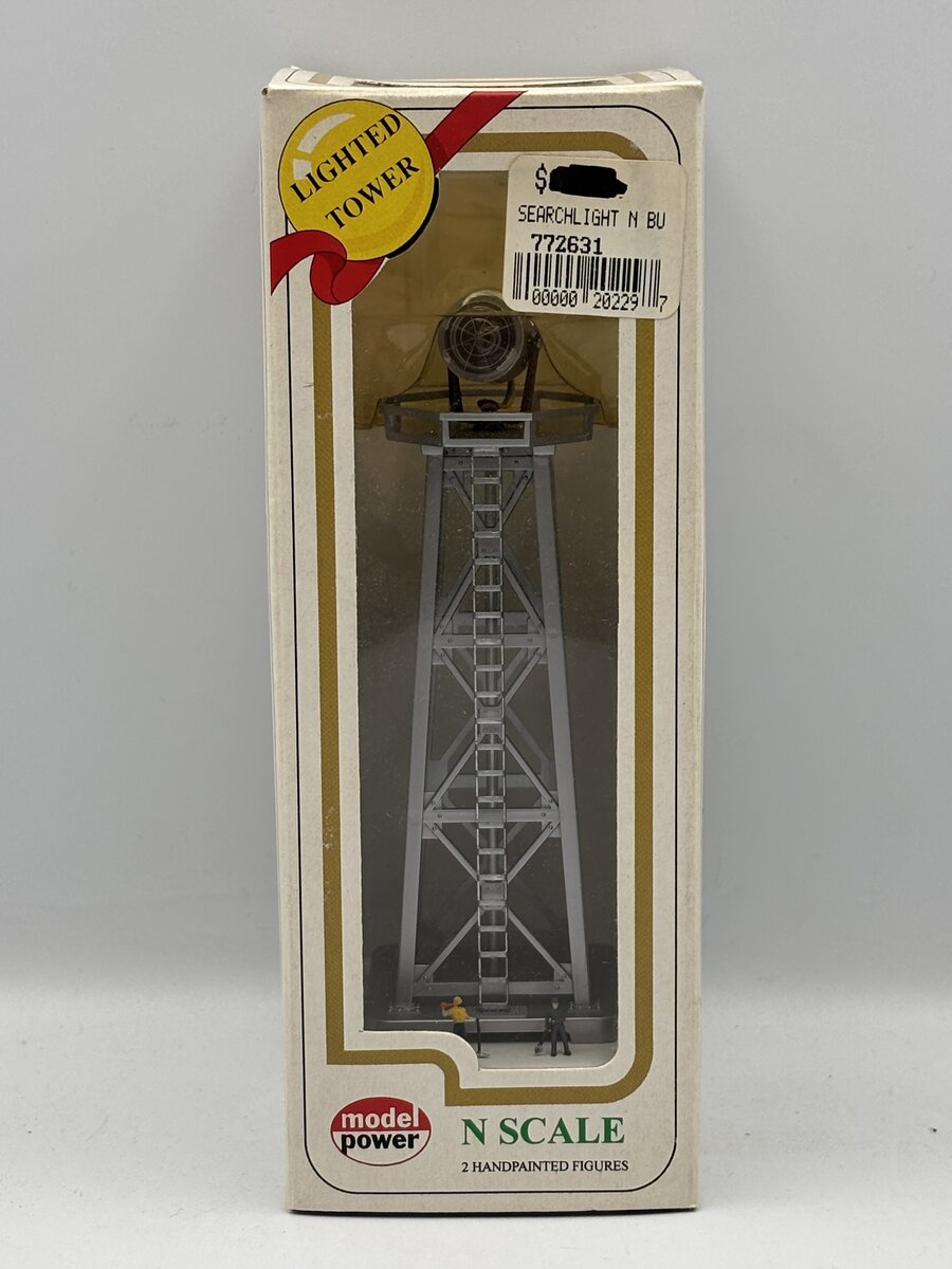 Model Power 2630 N Flashing Water Tower Built-up w/Figures