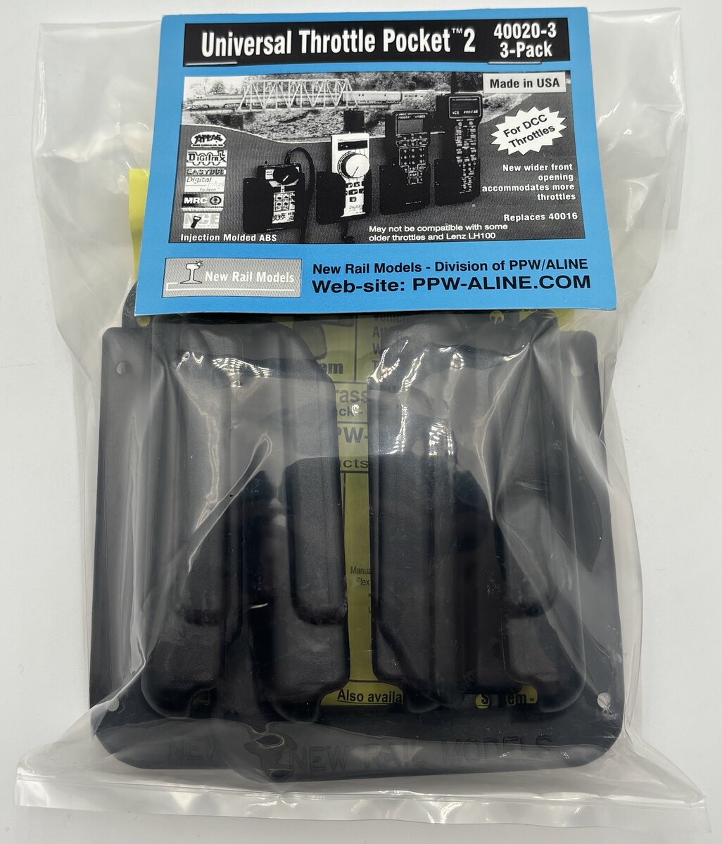 New Rail Models 40020-3 Universal Throttle Pocket (Pack of 3)