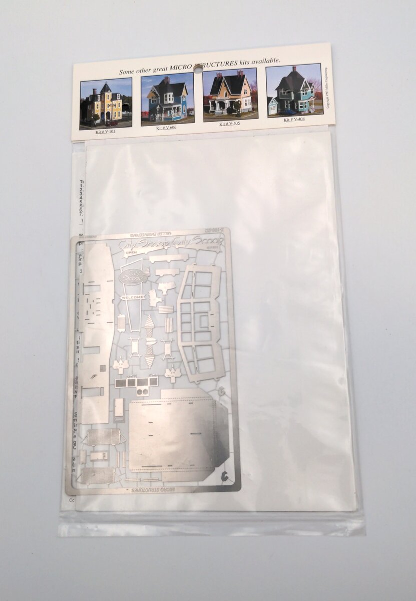 Miller Engineering CS-100 Z City Scoop Drive-In Building Kit