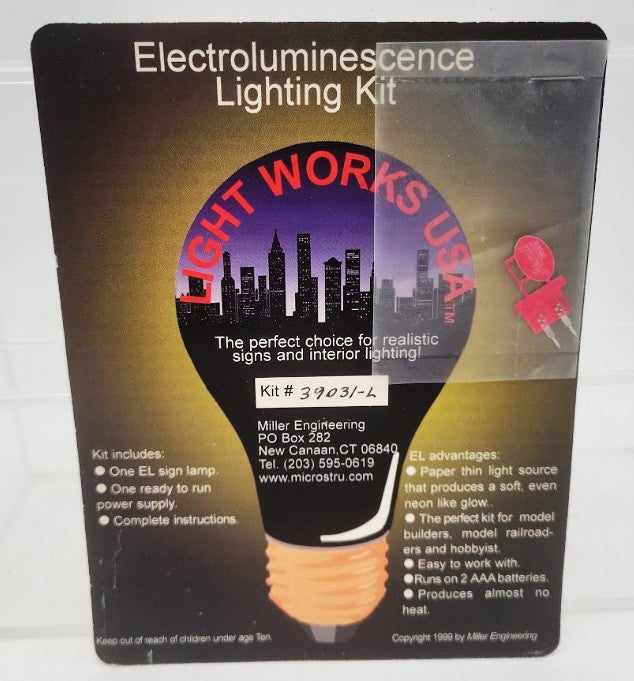 Miller Engineering 39031-L Vertical Sign Lighting Rexall Small Left Kit