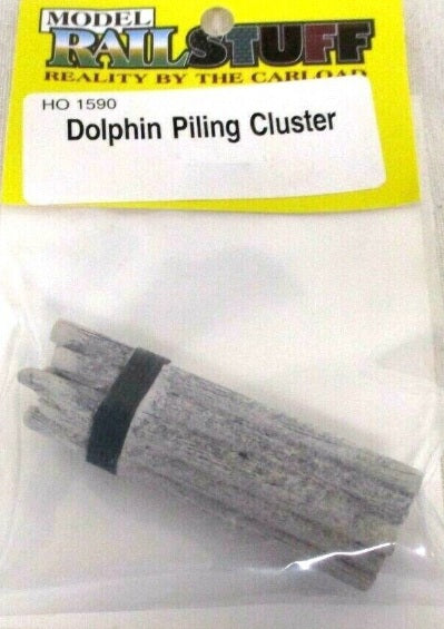 Model Railstuff 1590 HO Scale Dolphin Piling Cluster