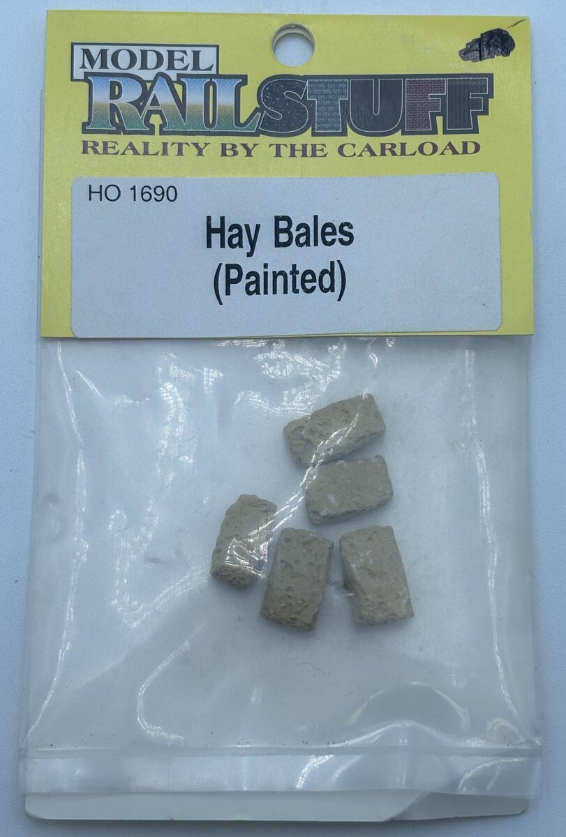 Model Railstuff 506-1690 Square Hay Bales pkg(5)