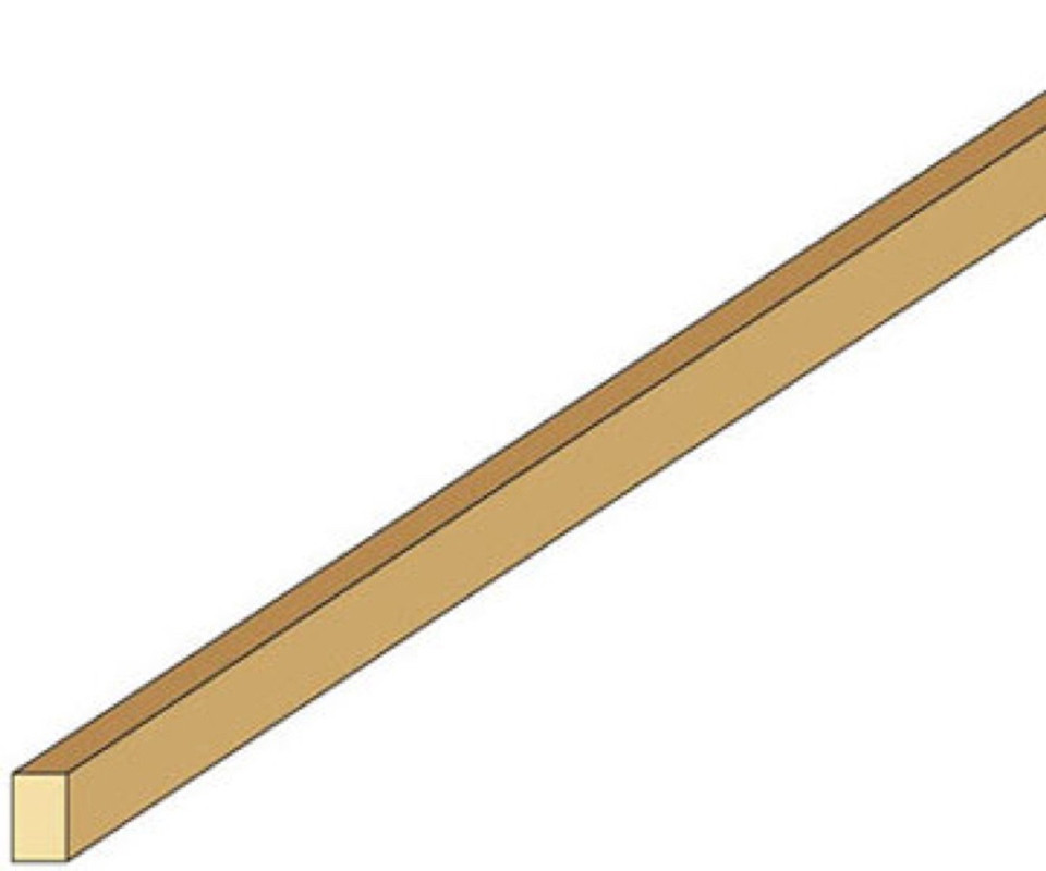 Northeastern Scale Lumber 200 5/64" x 1/8" x 24" Basswood Strips - Stripwood