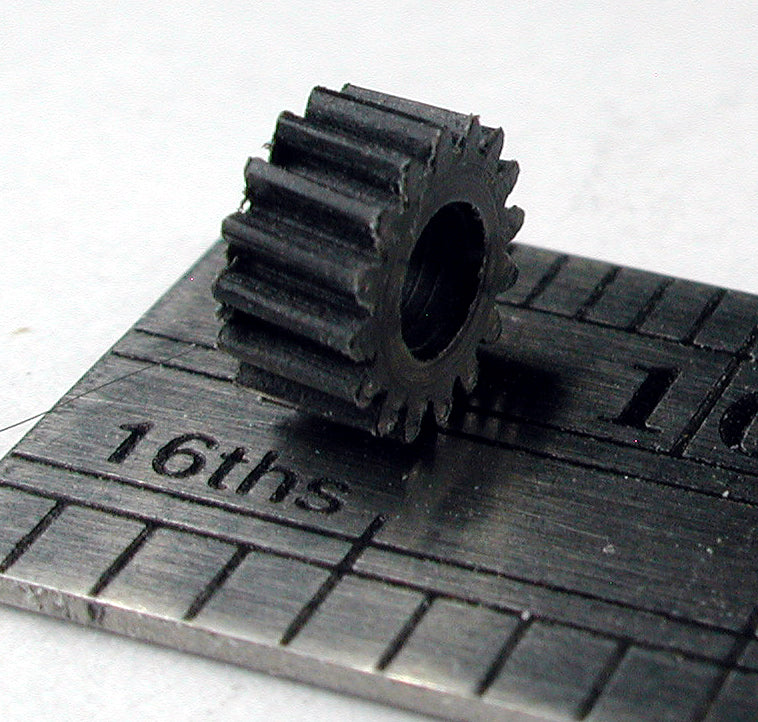 Northwest Short Line 2138-6 0.3mod x 16T x 5.4mm x 2.4mm Bore Delrin Worm Gear