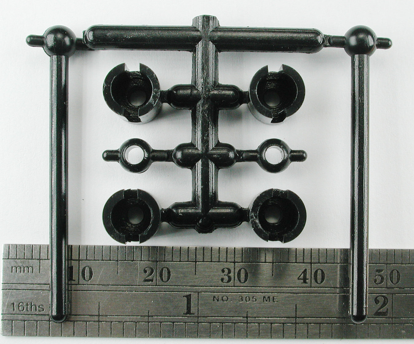 Northwest Short Line 490-6 Universal Driveline Couplers 2.4mm Shaft, 3/16"" Ball