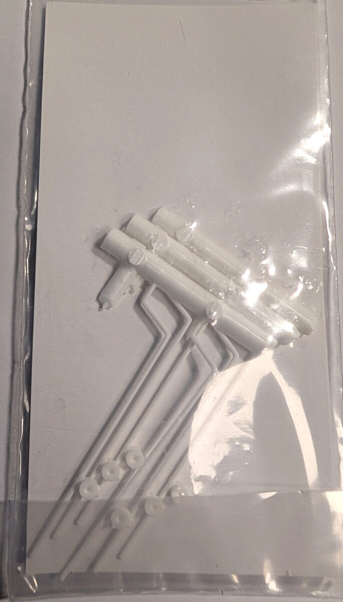 Pikestuff 541-3101 HO Scale Downspouts 15 Scale Feet/2 Inches Long (Pack of 6)