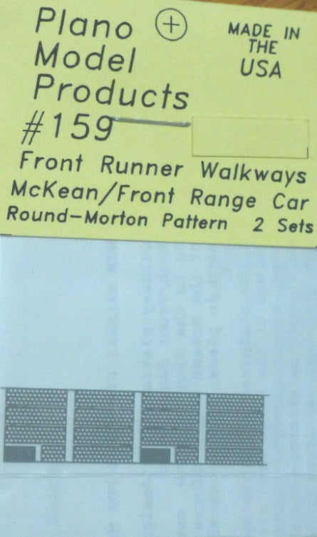 Plano Model Products 159 HO McKean Front Runner Walkway Round (Set of 2)