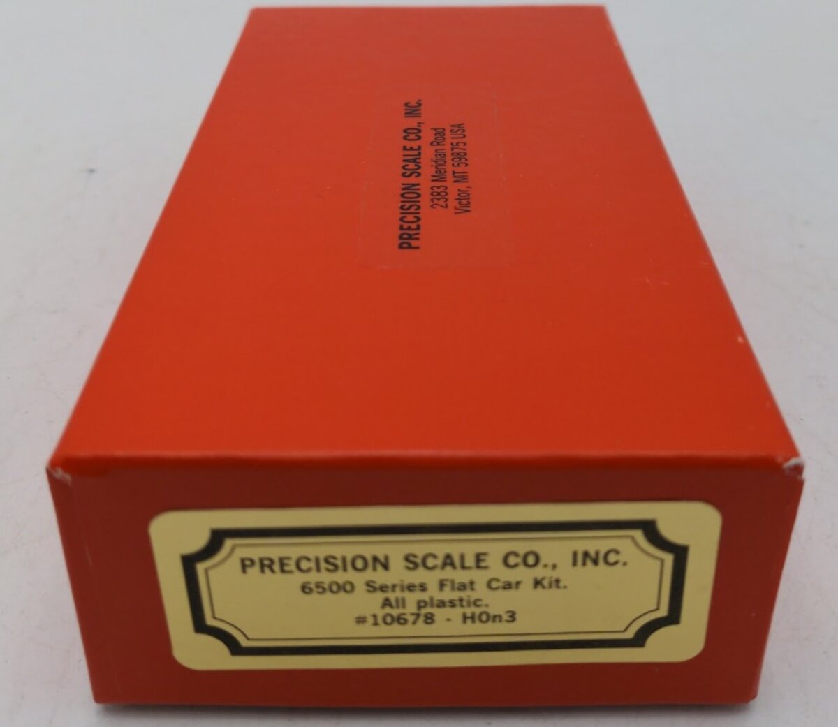 Precision Scale Company 10678 HOn3 6500 Series Flatcar All Plastic Kit