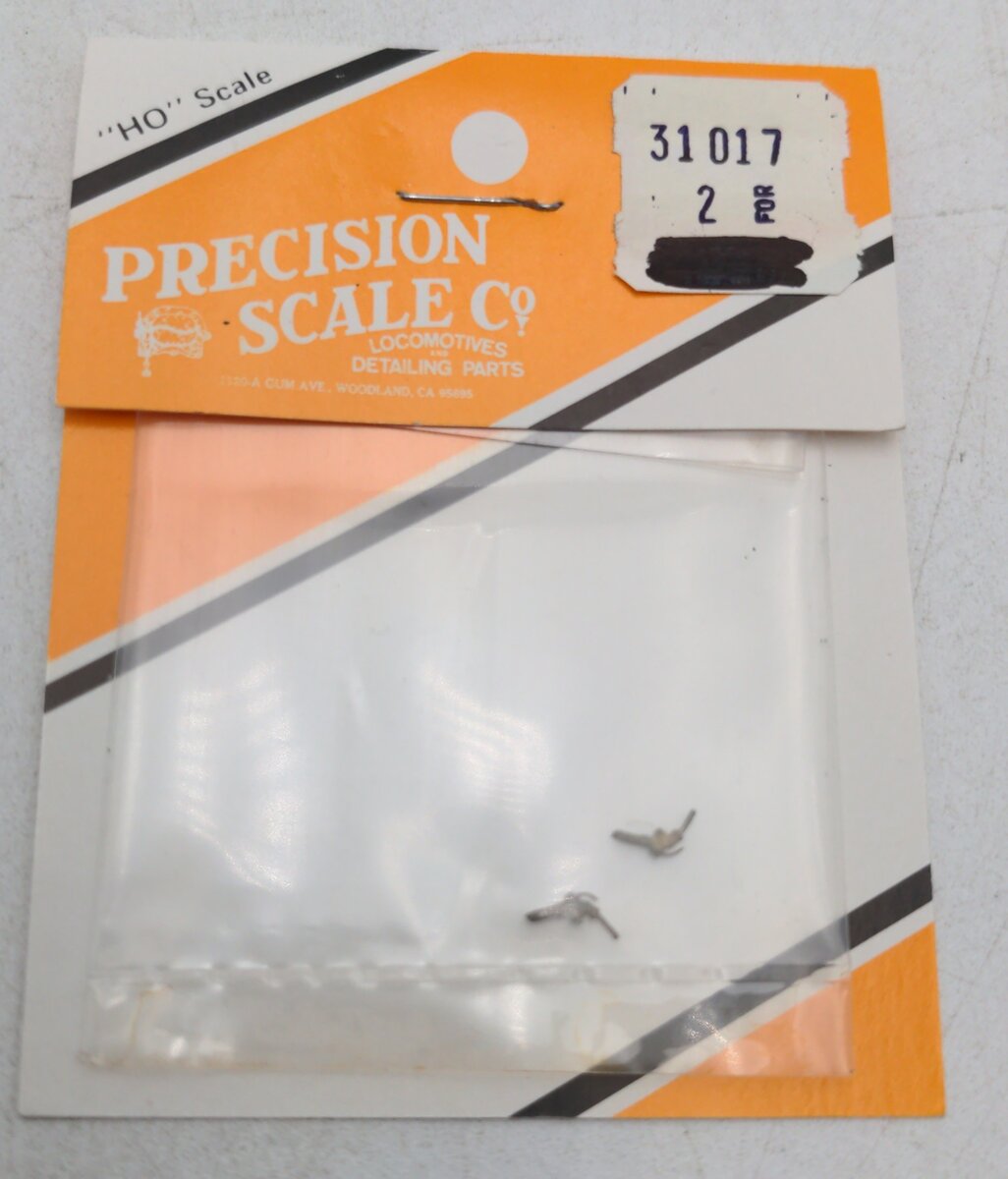 Precision Scale Company 31017 HO Scale Angle cock 2 pcs