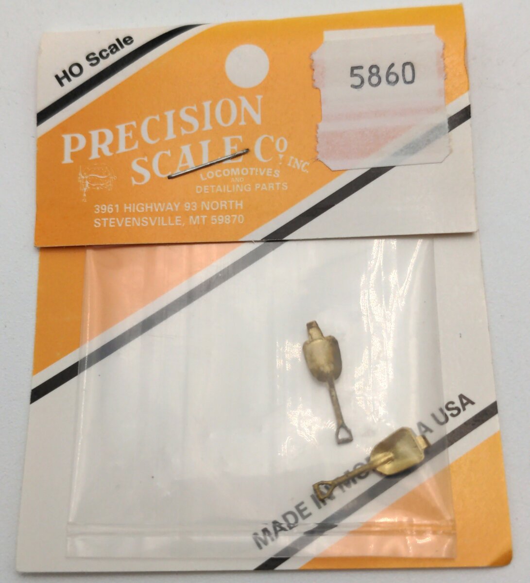 Precision Scale Company 5860 HO Coal Shovel (Pack of 2)