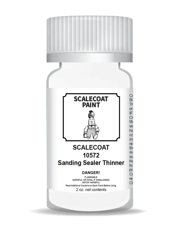 ScaleCoat 10572 Sanding Sealer Thinner - 2 oz Bottle
