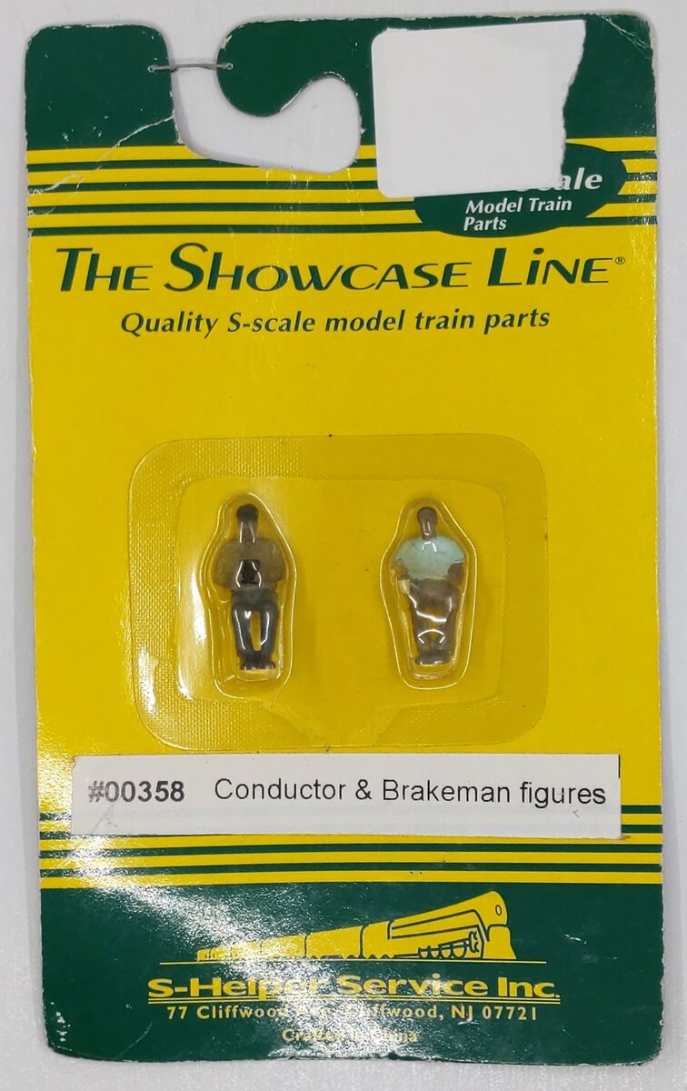 S-Helper 00358 S Scale Conductor and Brakeman Figures (Pack of 2)