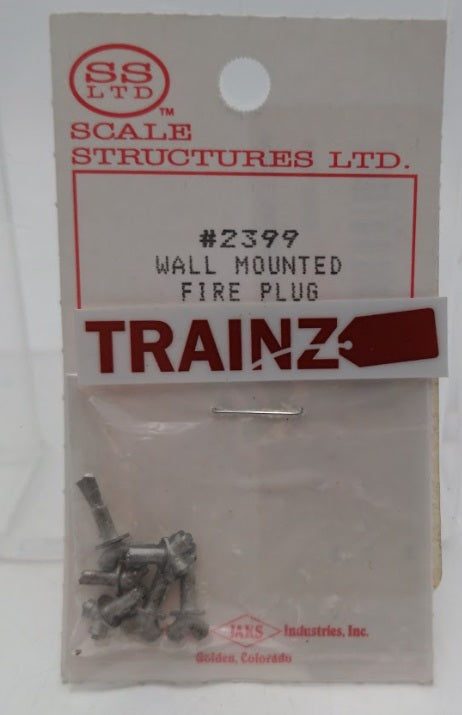 Scale Structures 2399 HO Scale Wall Mounted Fire Plug (Pack of 6)
