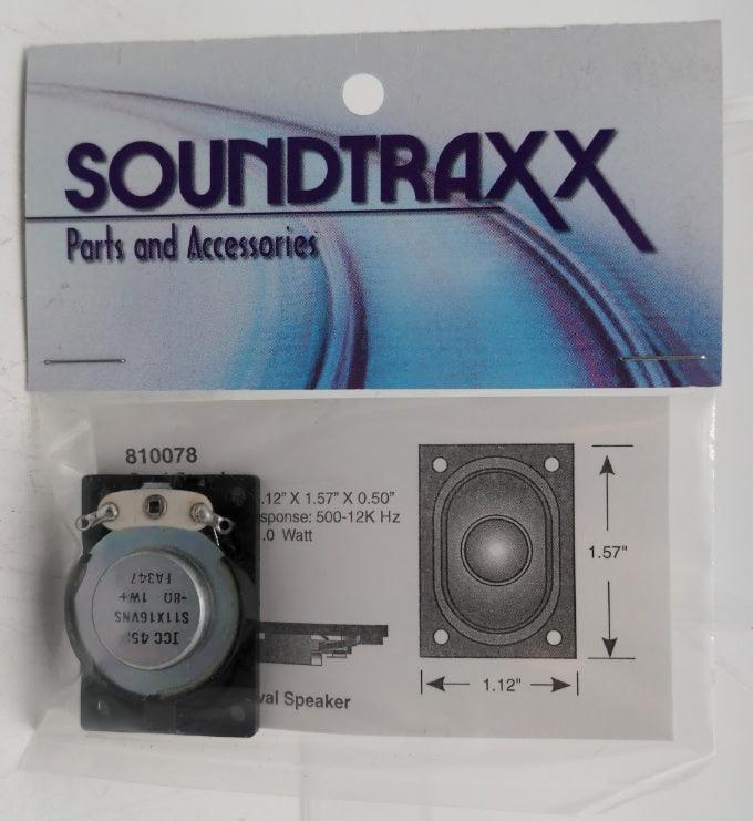 SoundTraxx 810078 8-Ohm 1.10 " x 1.57" Oval Speakers
