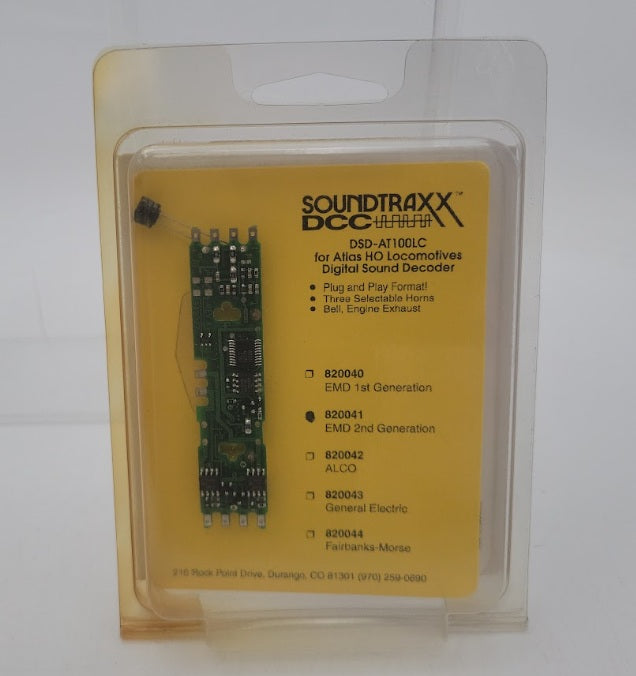 SoundTraxx 820041 HO Scale DSD-AT100LC EMD 2nd Generation Digital Sound Decoder