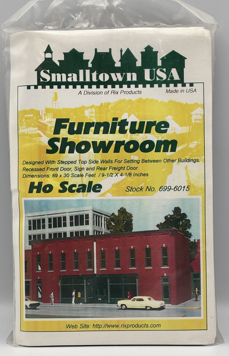 Smalltown USA 699-6015 HO Furniture Showroom Building Kit