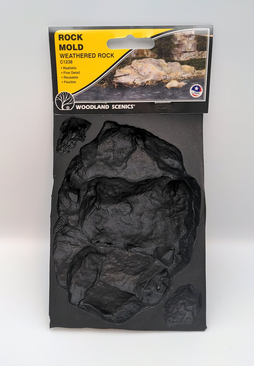 Woodland Scenics C1238 Weathered Rock Mold